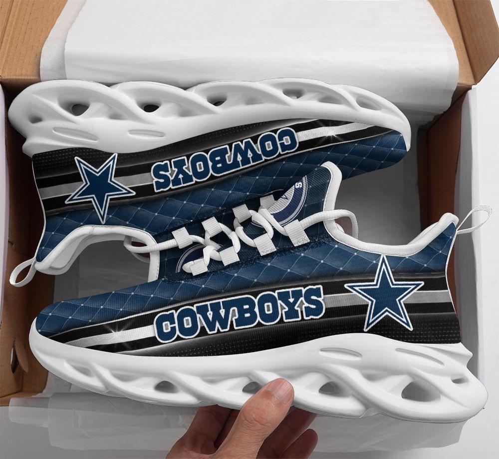 Ideafootwear Dallas Cowboys Max Soul Shoes Sneakers For Men And Women 19