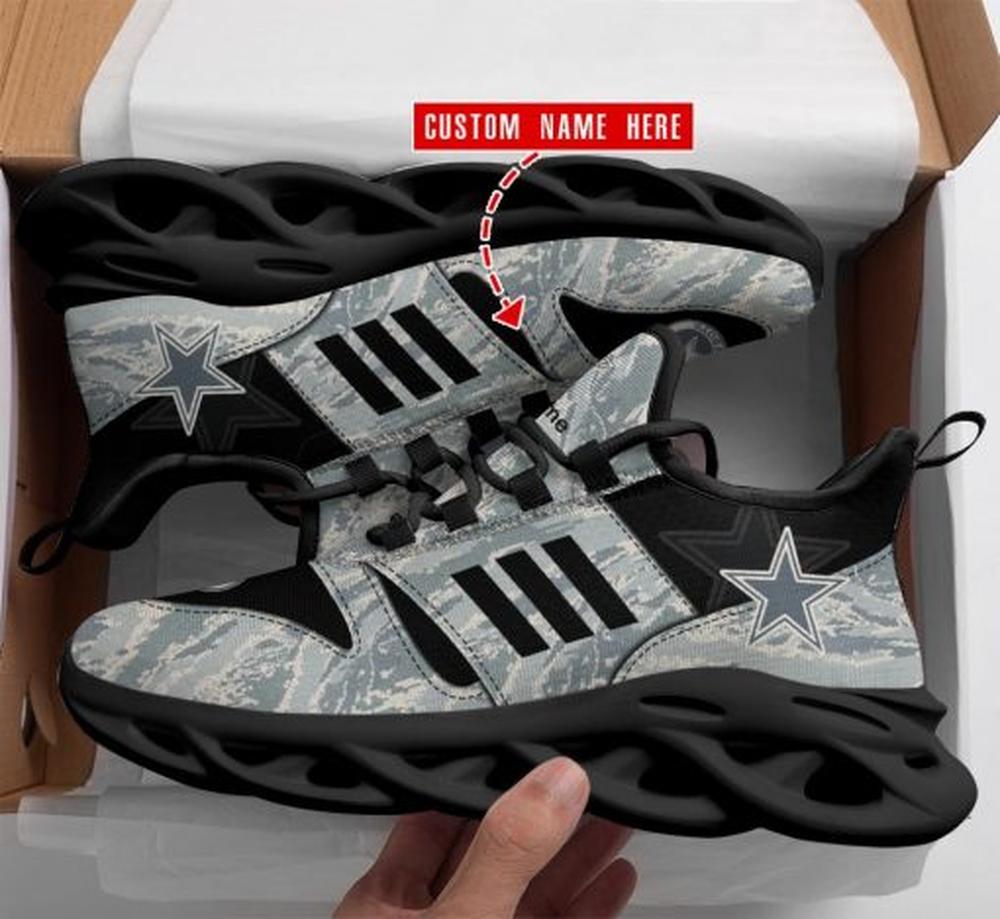 Ideafootwear Dallas Cowboys Max Soul Shoes Sneakers For Men And Women 227