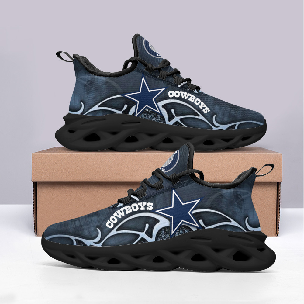 Ideafootwear Dallas Cowboys Max Soul Shoes Sneakers For Men And Women 305