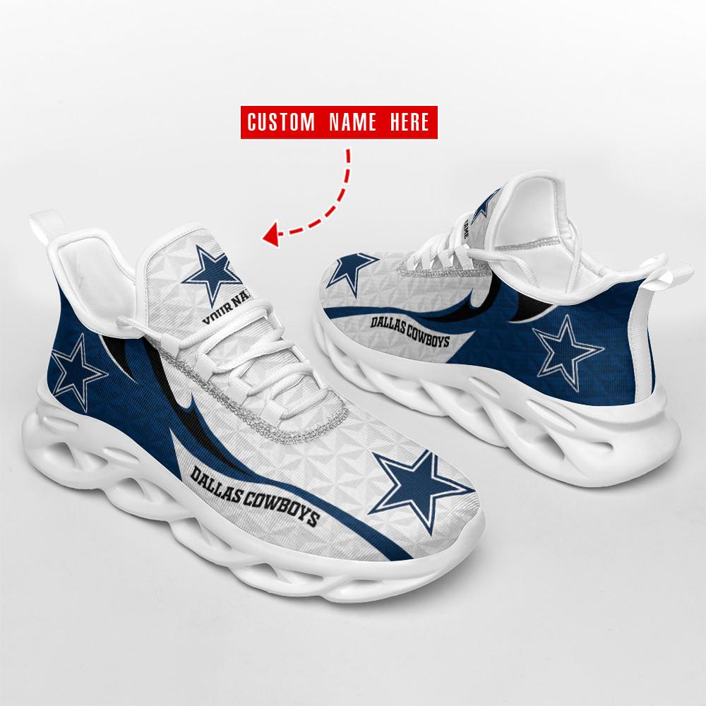Ideafootwear Dallas Cowboys Max Soul Shoes Sneakers For Men And Women 214