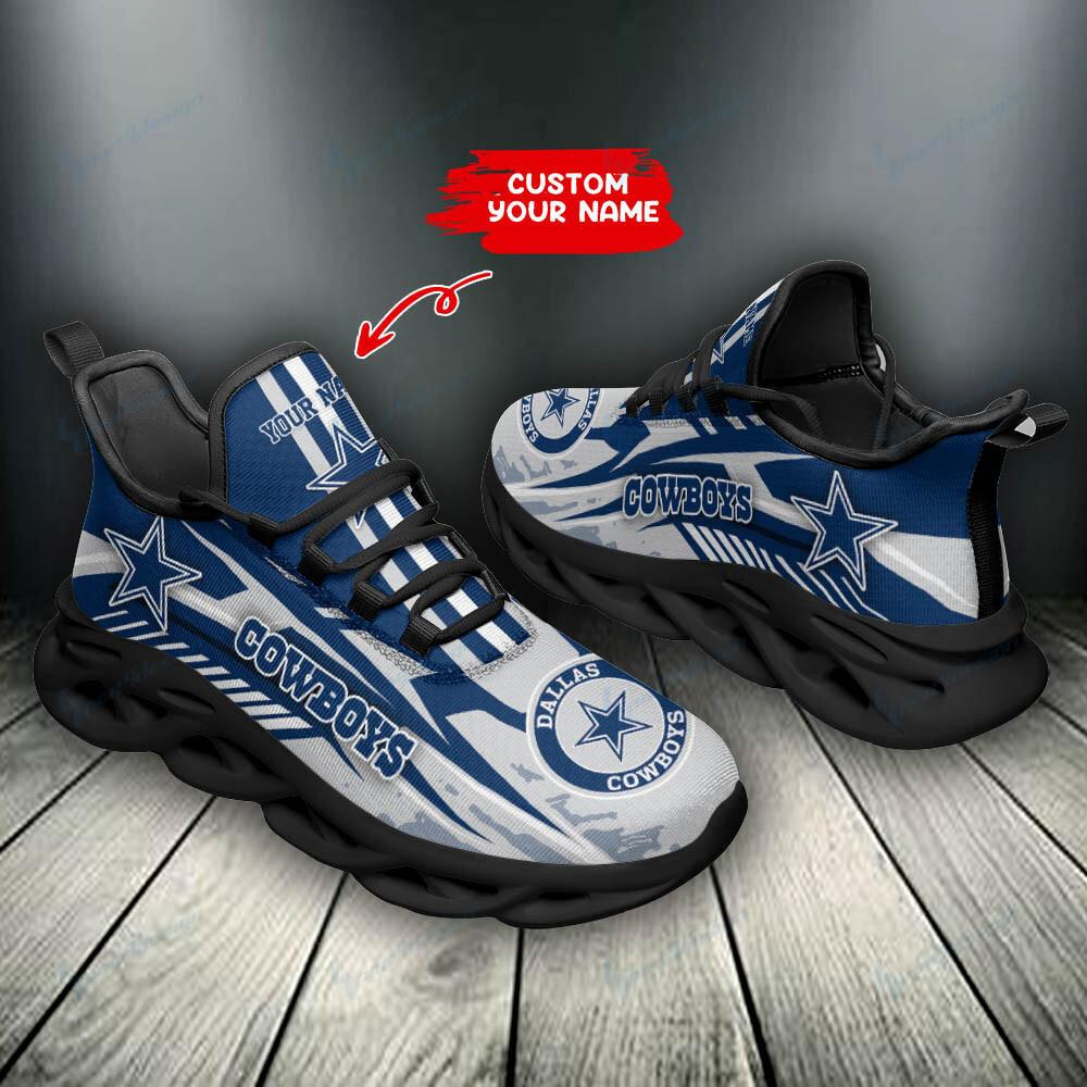 Ideafootwear Dallas Cowboys Max Soul Shoes Sneakers For Men And Women 184