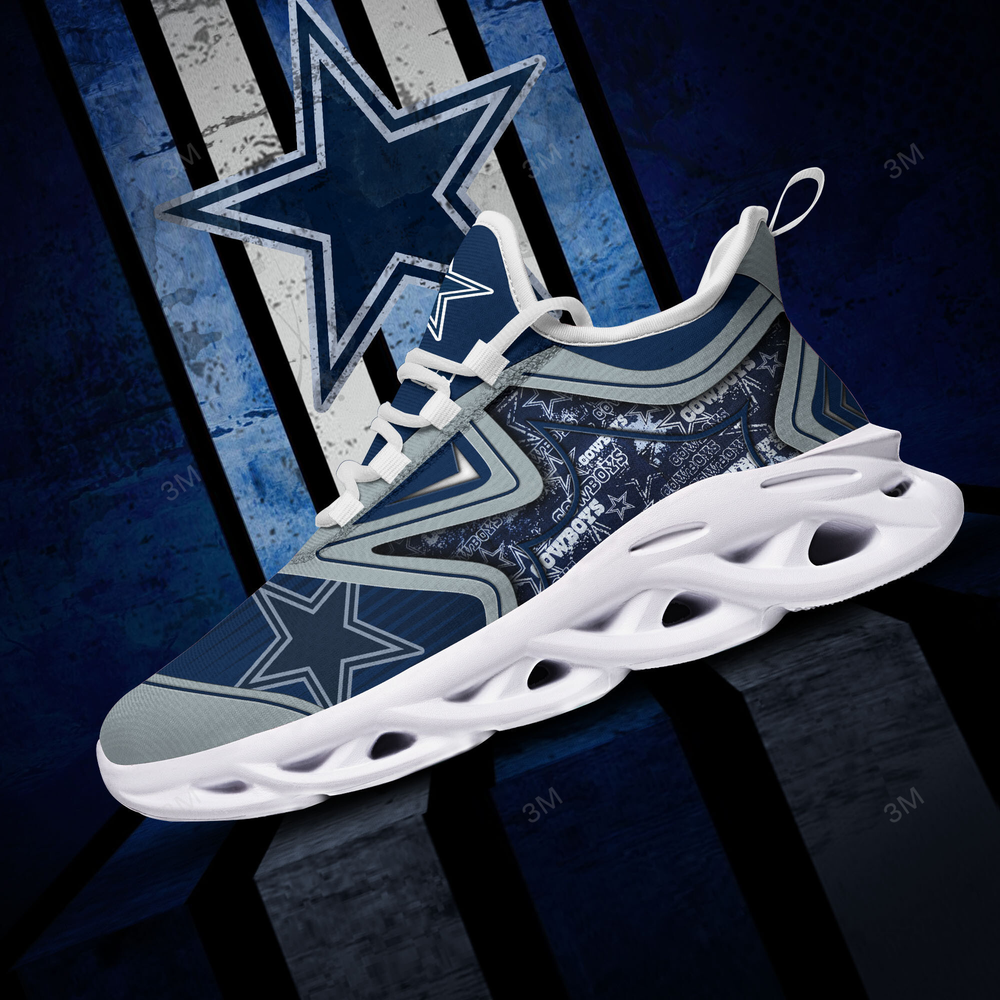 Ideafootwear Dallas Cowboys Max Soul Shoes Sneakers For Men And Women 301