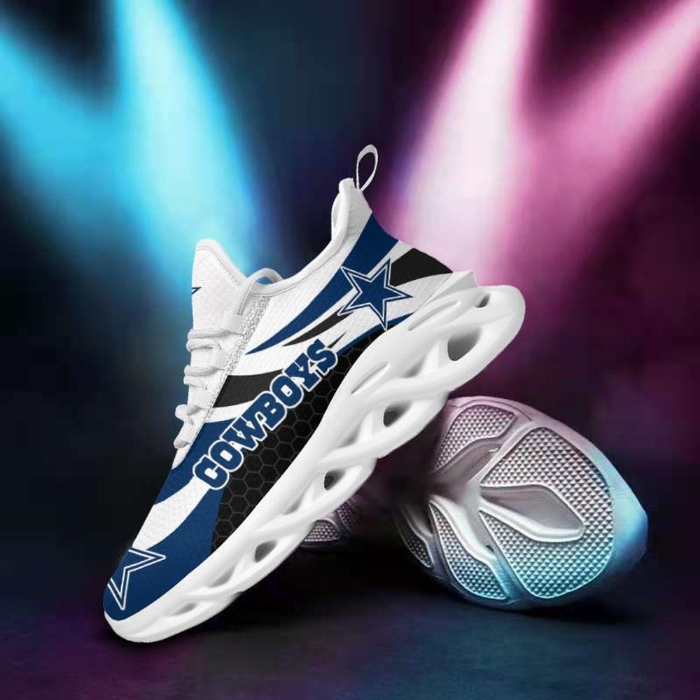 Ideafootwear Dallas Cowboys Max Soul Shoes Sneakers For Men And Women 10