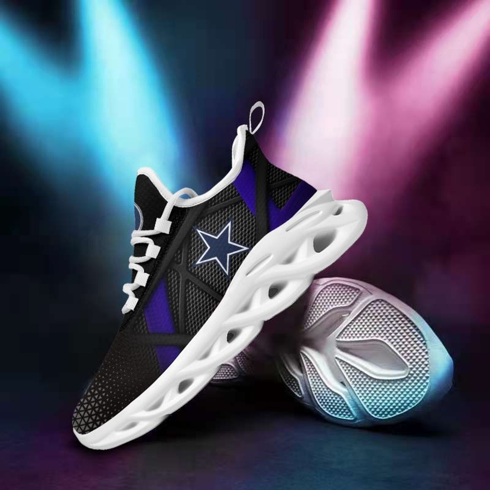Ideafootwear Dallas Cowboys Max Soul Shoes Sneakers For Men And Women 9