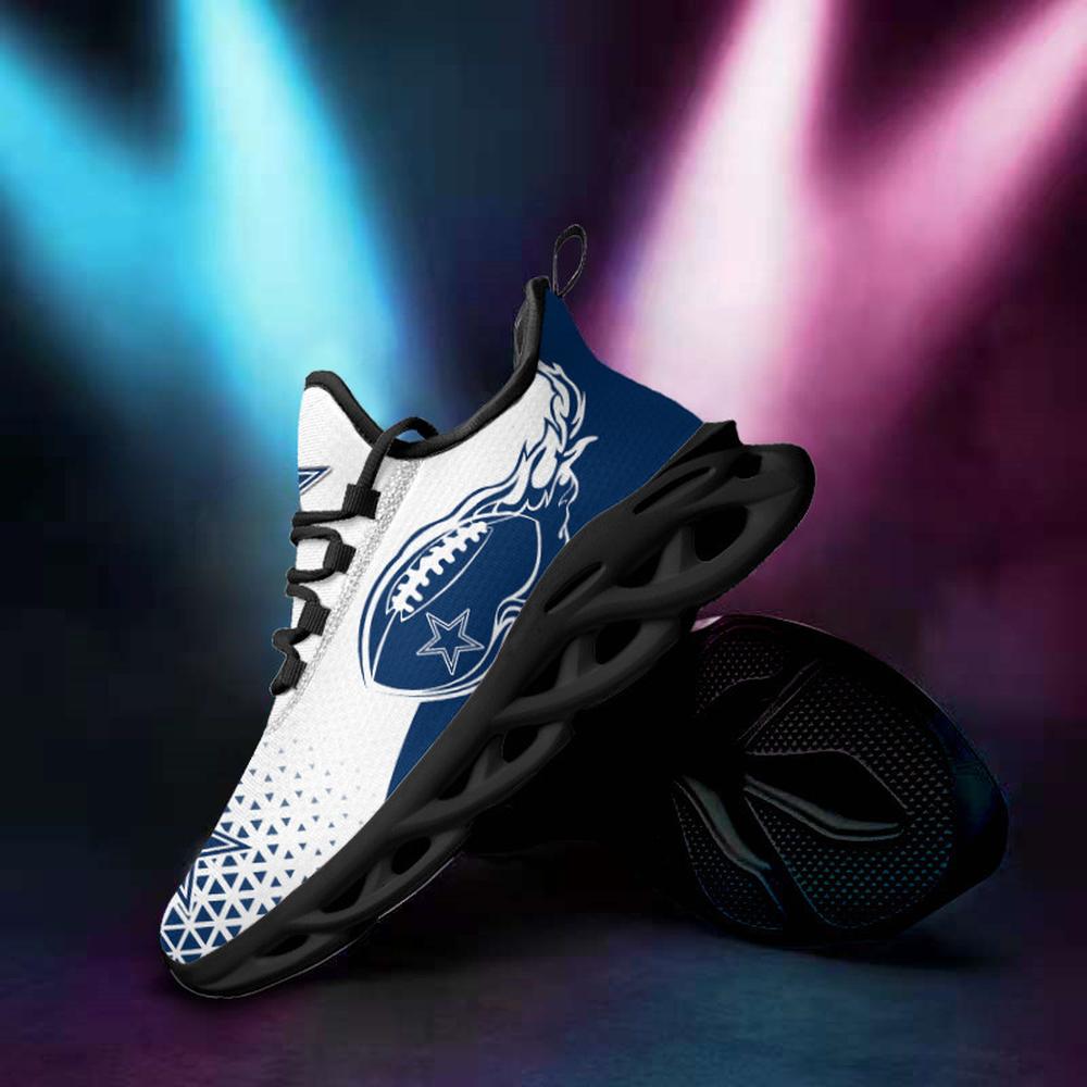 Ideafootwear Dallas Cowboys Max Soul Shoes Sneakers For Men And Women 118