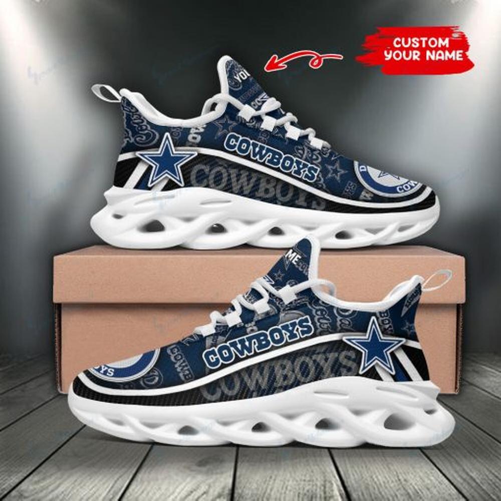 Ideafootwear Dallas Cowboys Max Soul Shoes Sneakers For Men And Women 239