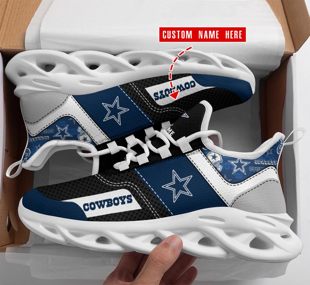 Ideafootwear Dallas Cowboys Max Soul Shoes Sneakers For Men And Women 176
