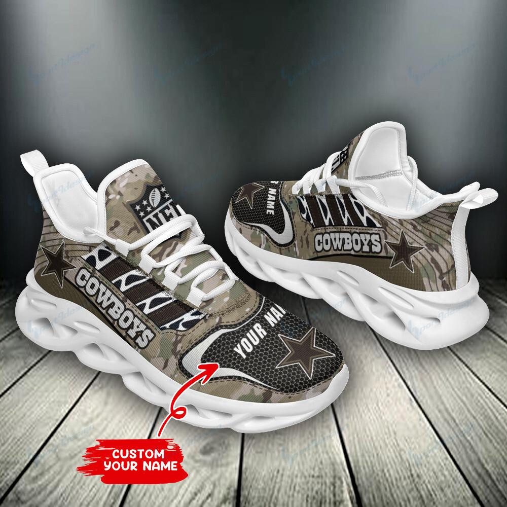 Ideafootwear Dallas Cowboys Max Soul Shoes Sneakers For Men And Women 232
