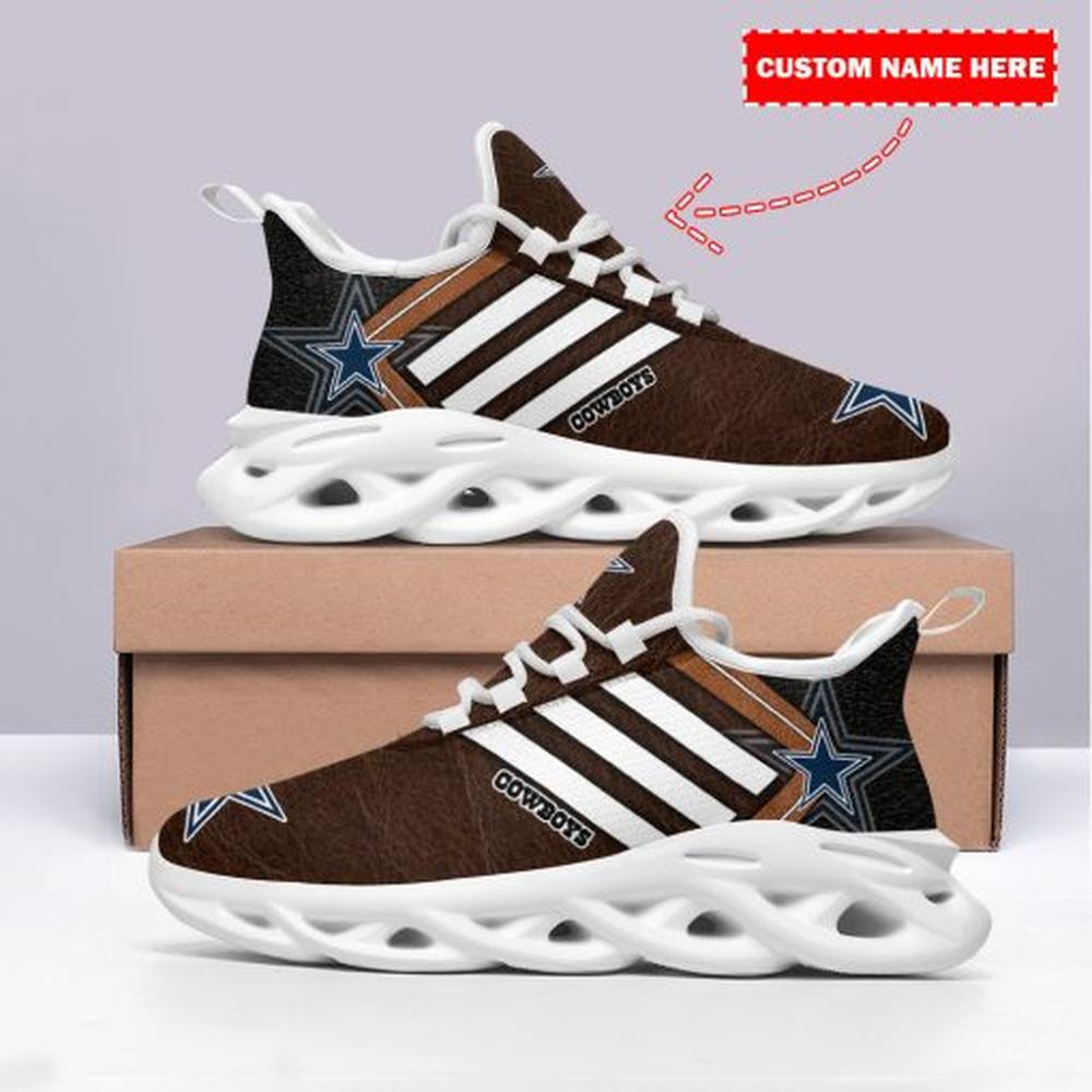 Ideafootwear Dallas Cowboys Max Soul Shoes Sneakers For Men And Women 213