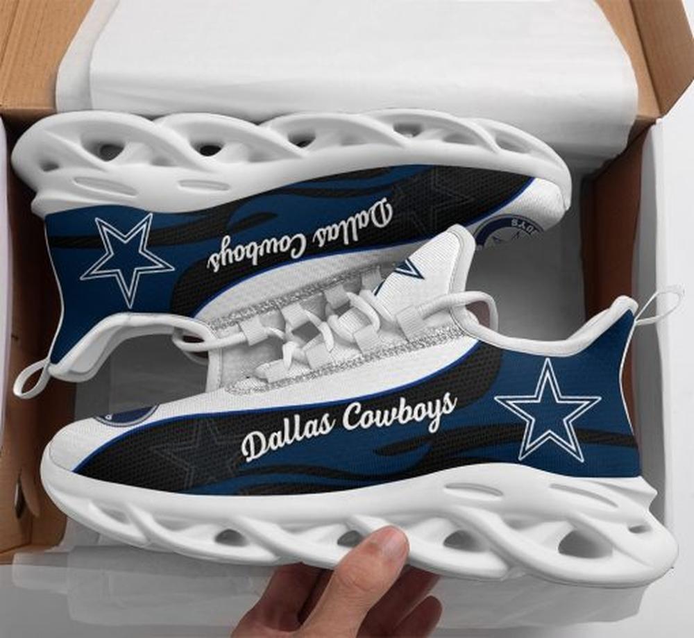Ideafootwear Dallas Cowboys Max Soul Shoes Sneakers For Men And Women 34