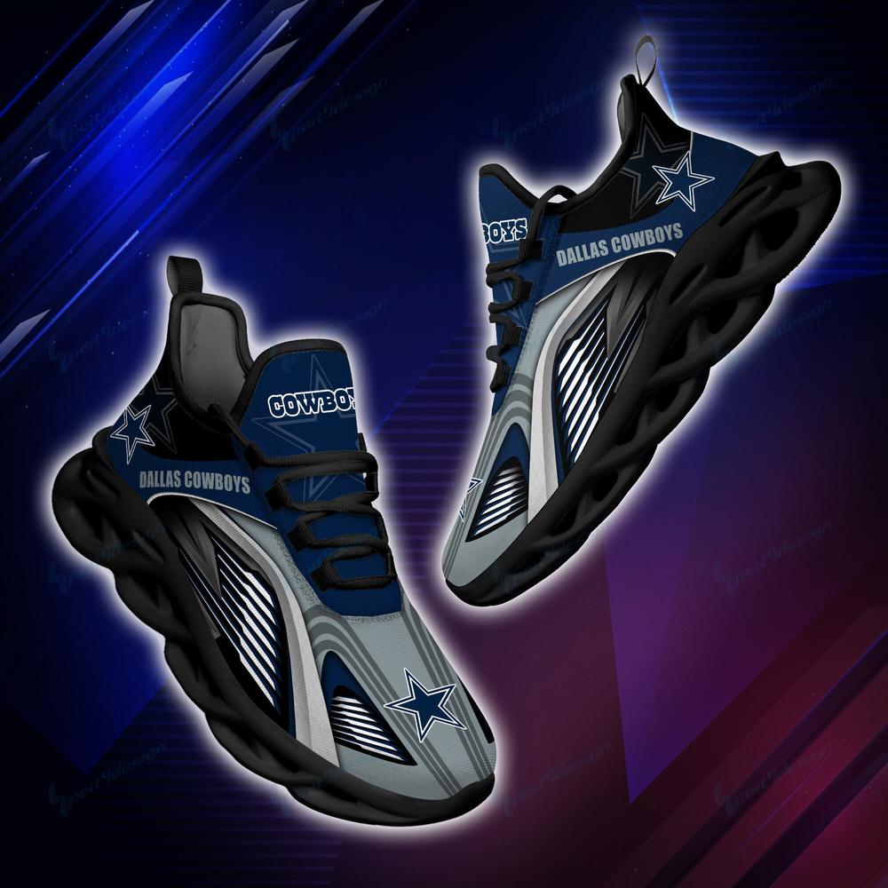Ideafootwear Dallas Cowboys Max Soul Shoes Sneakers For Men And Women 111