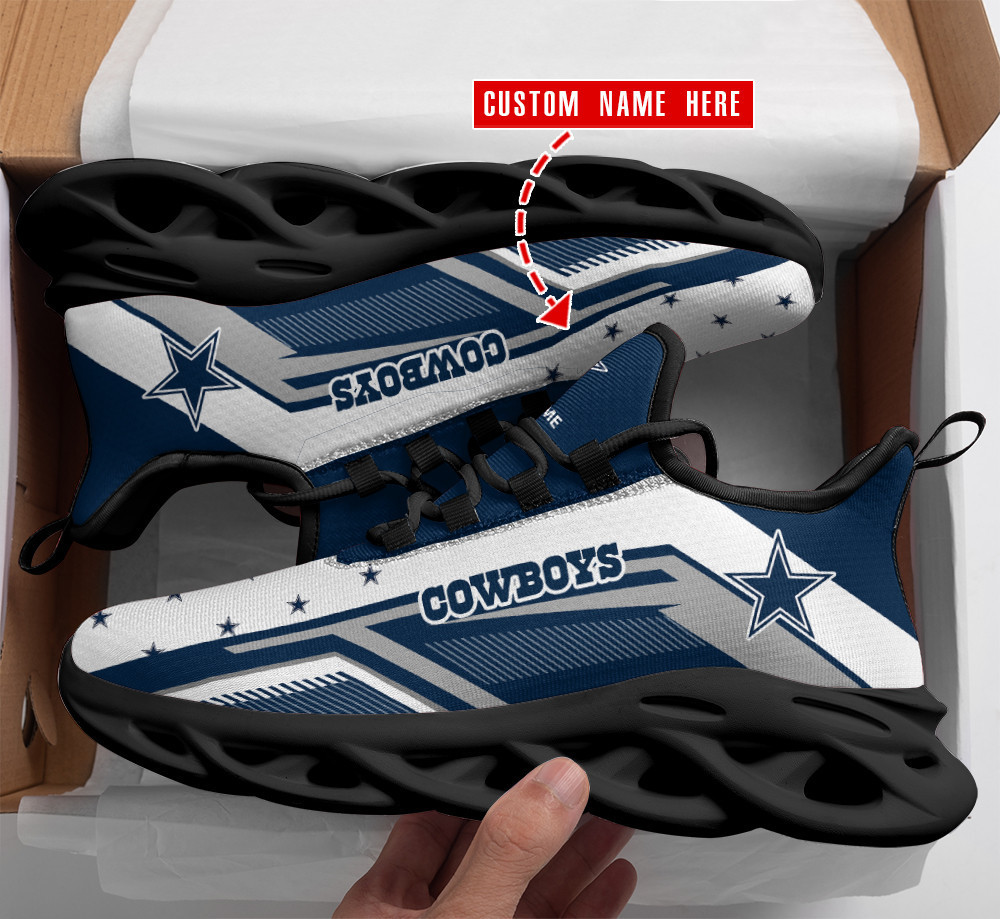 Ideafootwear Dallas Cowboys Max Soul Shoes Sneakers For Men And Women 171