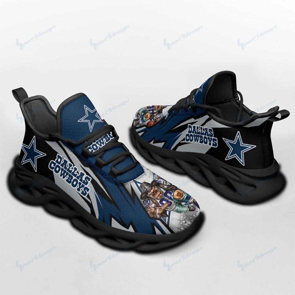 Ideafootwear Dallas Cowboys Max Soul Shoes Sneakers For Men And Women 103