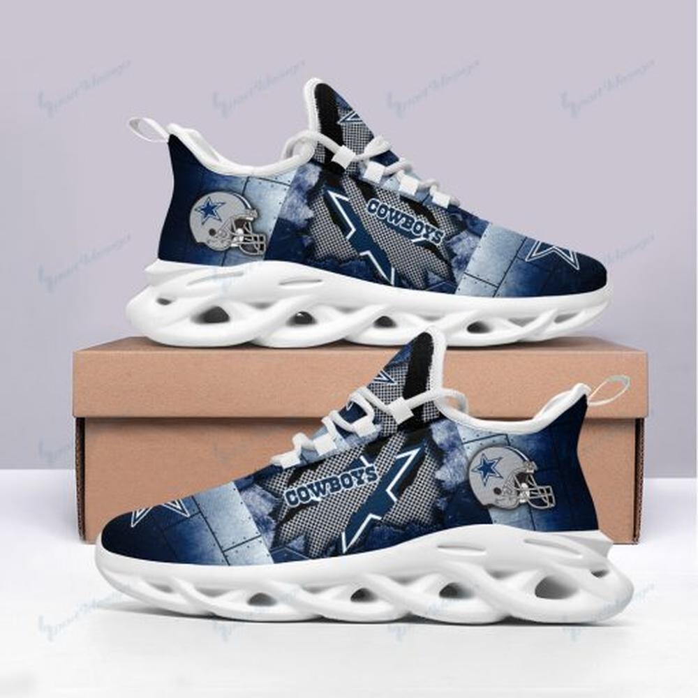 Ideafootwear Dallas Cowboys Max Soul Shoes Sneakers For Men And Women 110
