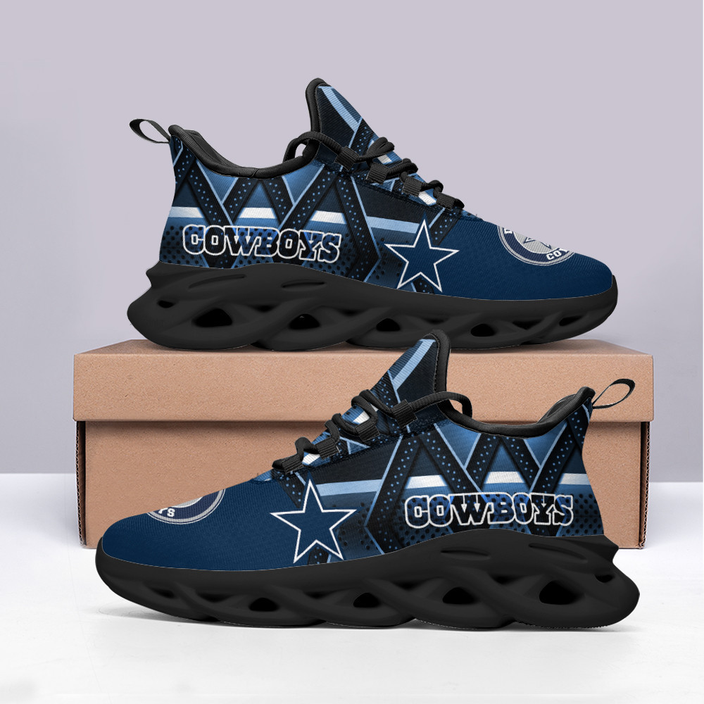 Ideafootwear Dallas Cowboys Max Soul Shoes Sneakers For Men And Women 82