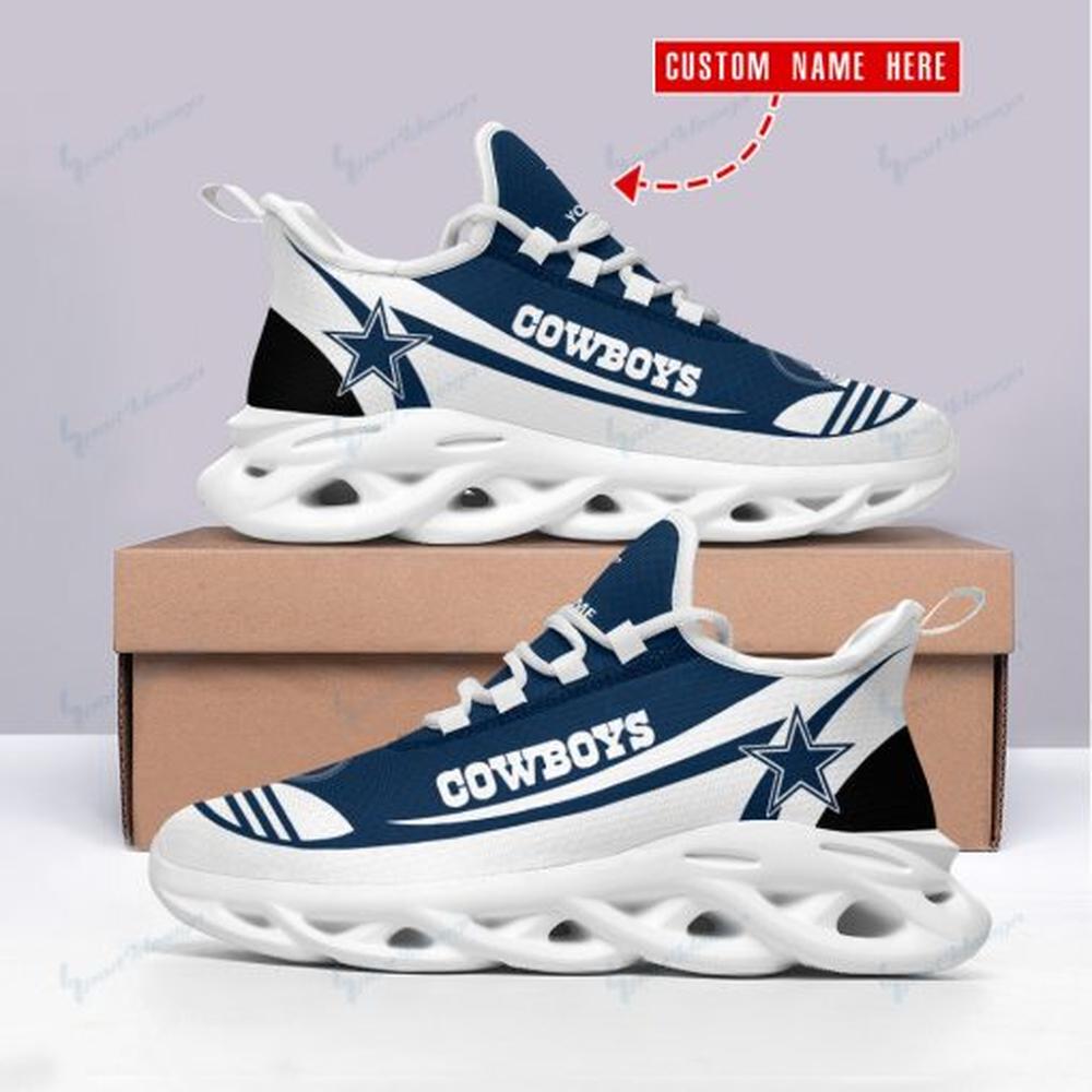 Ideafootwear Dallas Cowboys Max Soul Shoes Sneakers For Men And Women 217