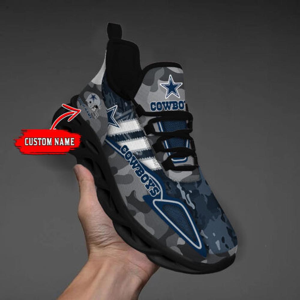 Ideafootwear Dallas Cowboys Max Soul Shoes Sneakers For Men And Women 170