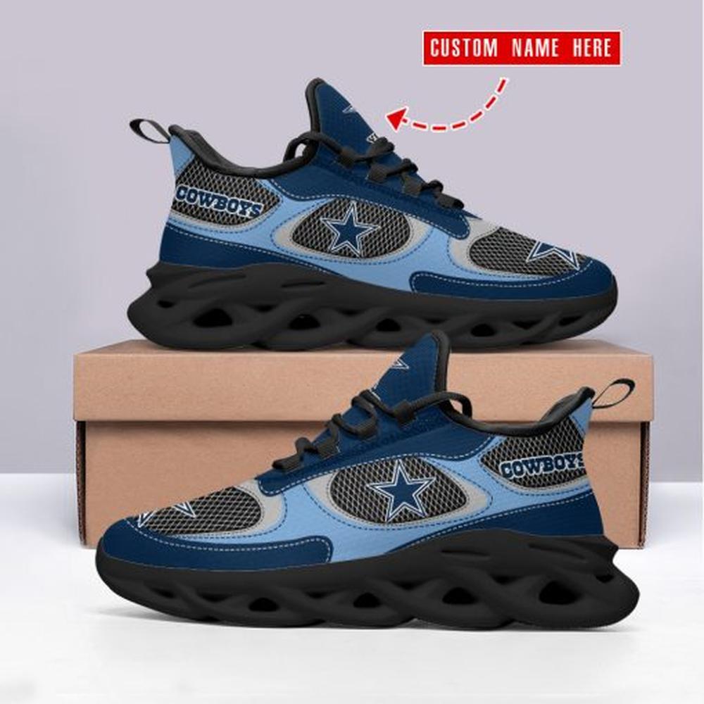 Ideafootwear Dallas Cowboys Max Soul Shoes Sneakers For Men And Women 226