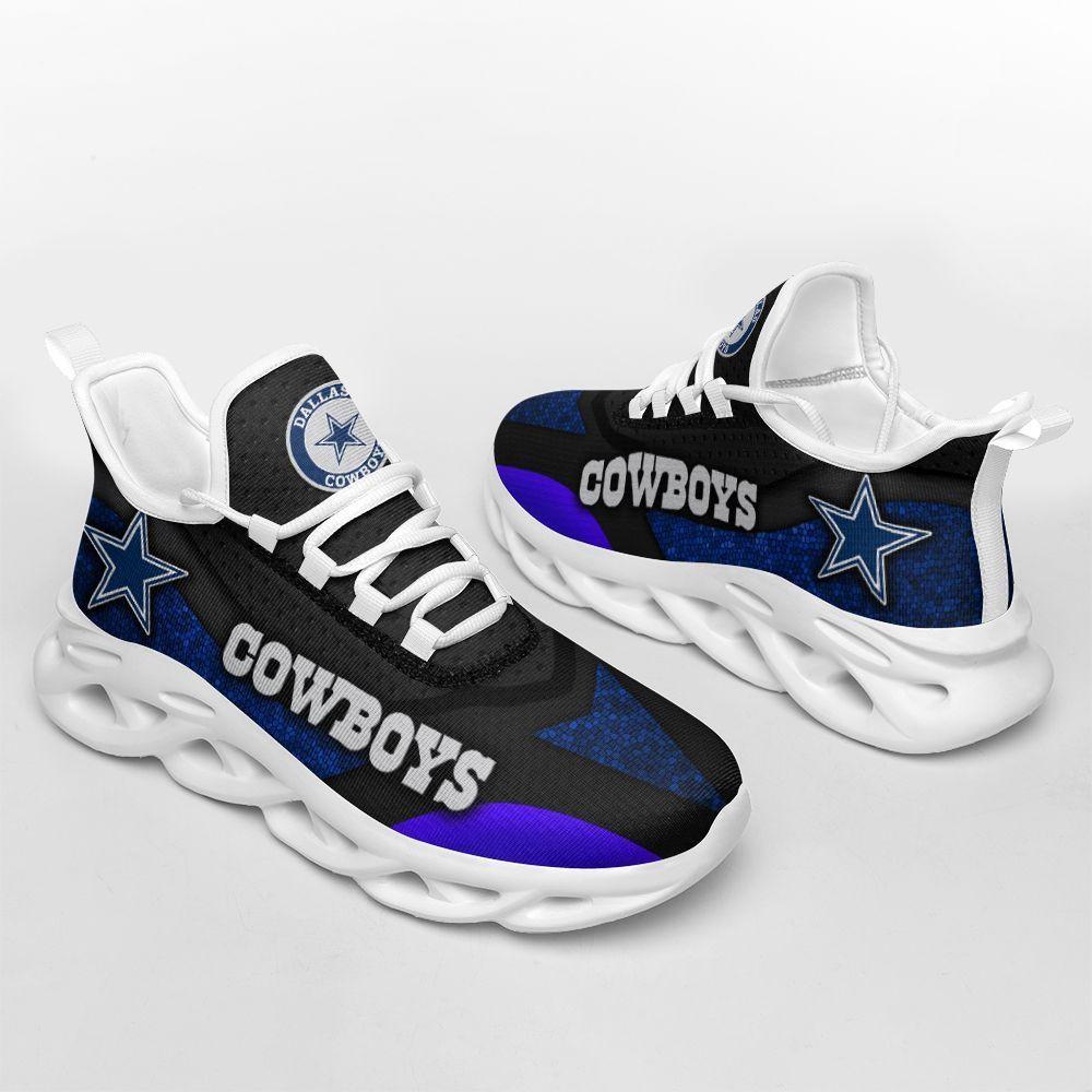 Ideafootwear Dallas Cowboys Max Soul Shoes Sneakers For Men And Women 7