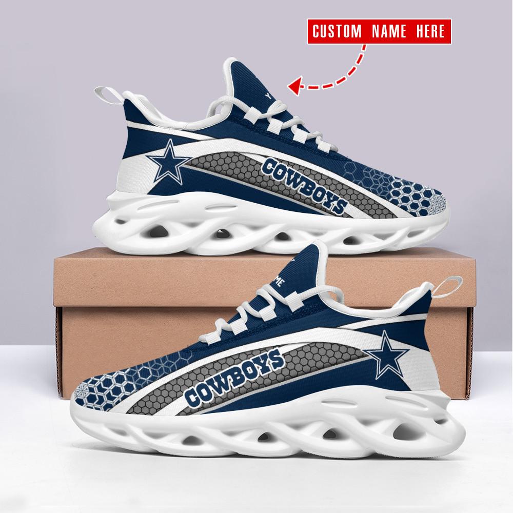 Ideafootwear Dallas Cowboys Max Soul Shoes Sneakers For Men And Women 166