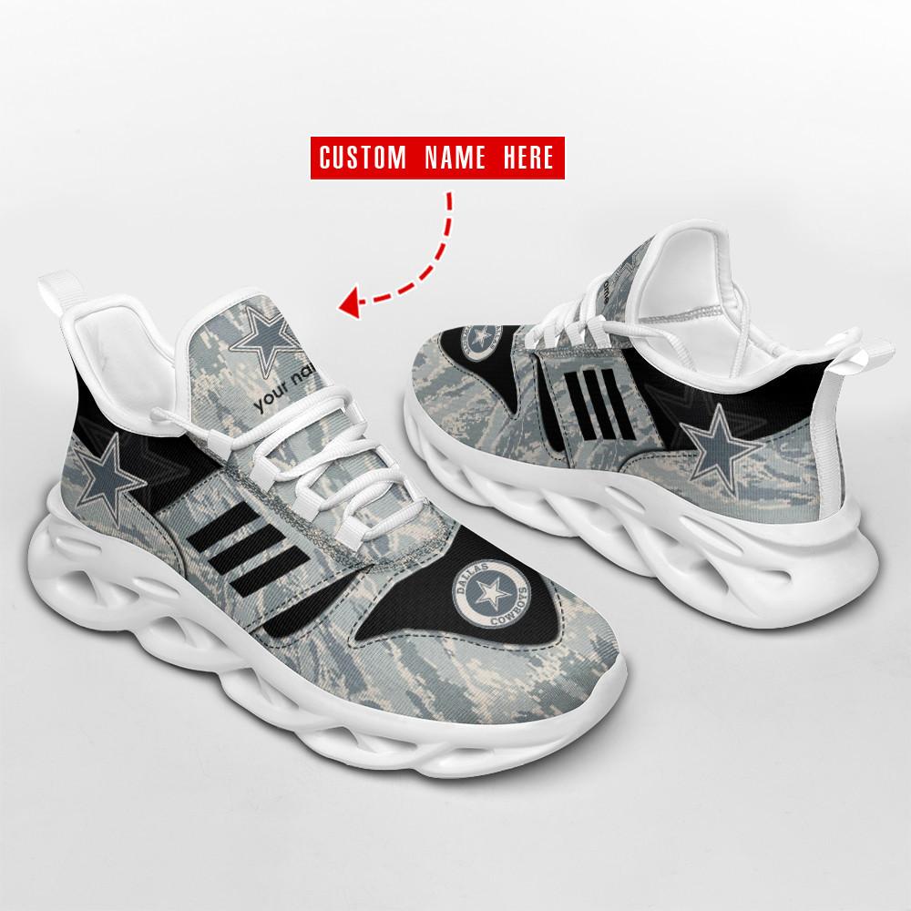 Ideafootwear Dallas Cowboys Max Soul Shoes Sneakers For Men And Women 227