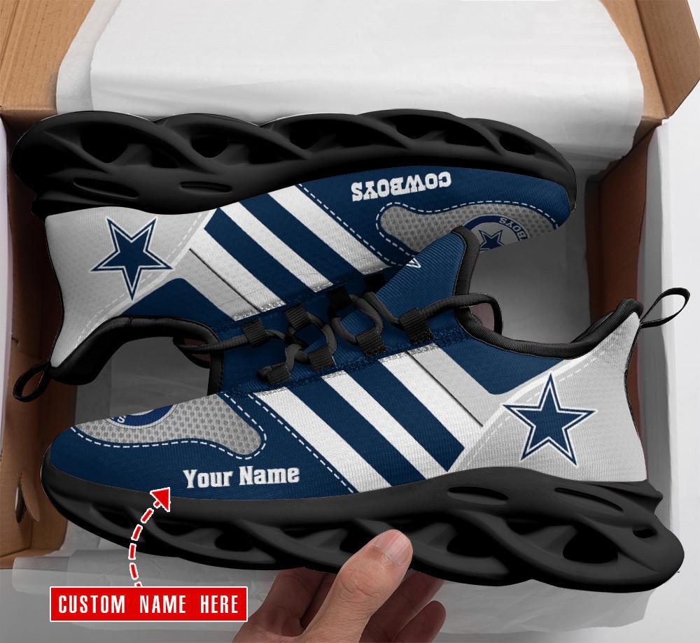 Ideafootwear Dallas Cowboys Max Soul Shoes Sneakers For Men And Women 189