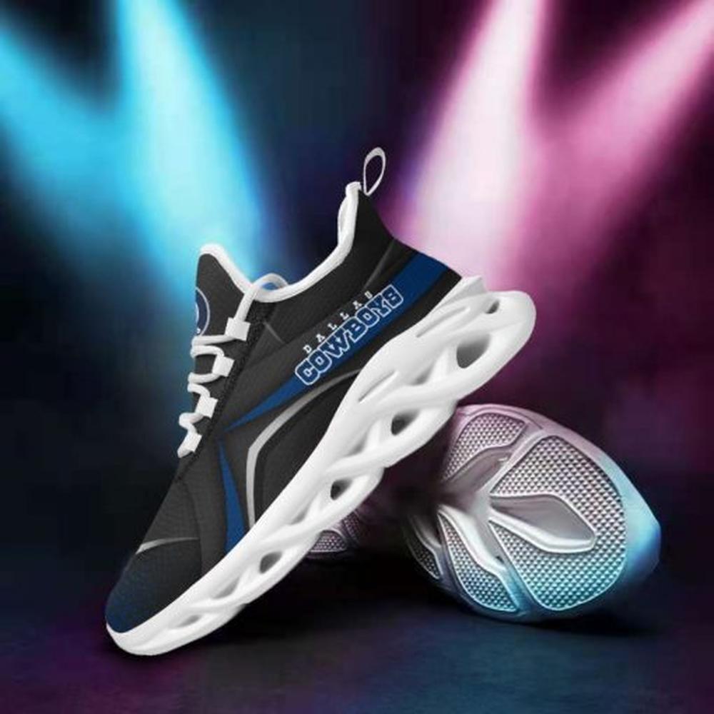Ideafootwear Dallas Cowboys Max Soul Shoes Sneakers For Men And Women 12