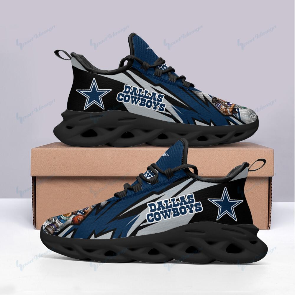 Ideafootwear Dallas Cowboys Max Soul Shoes Sneakers For Men And Women 103