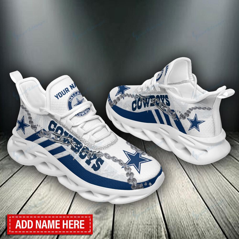 Ideafootwear Dallas Cowboys Max Soul Shoes Sneakers For Men And Women 183