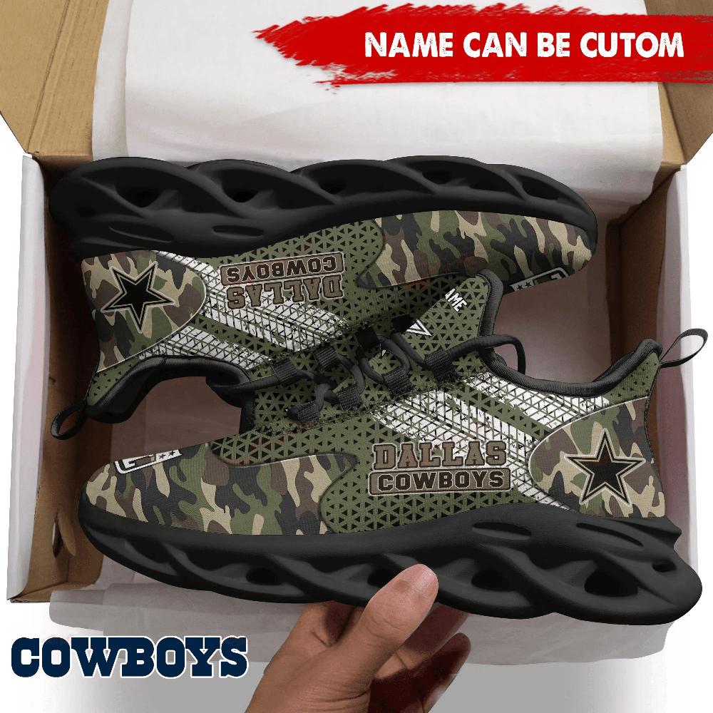 Ideafootwear Dallas Cowboys Max Soul Shoes Sneakers For Men And Women 229