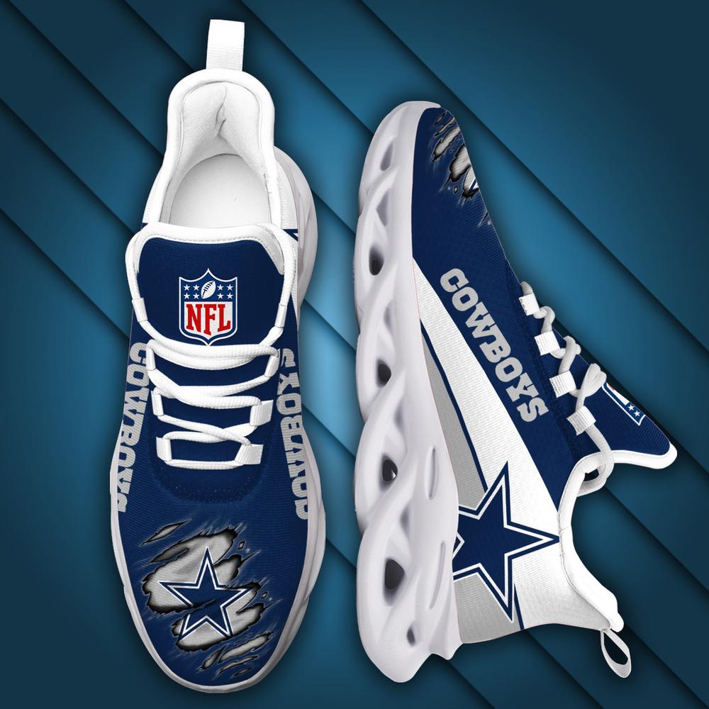 Ideafootwear Dallas Cowboys Max Soul Shoes Sneakers For Men And Women 49