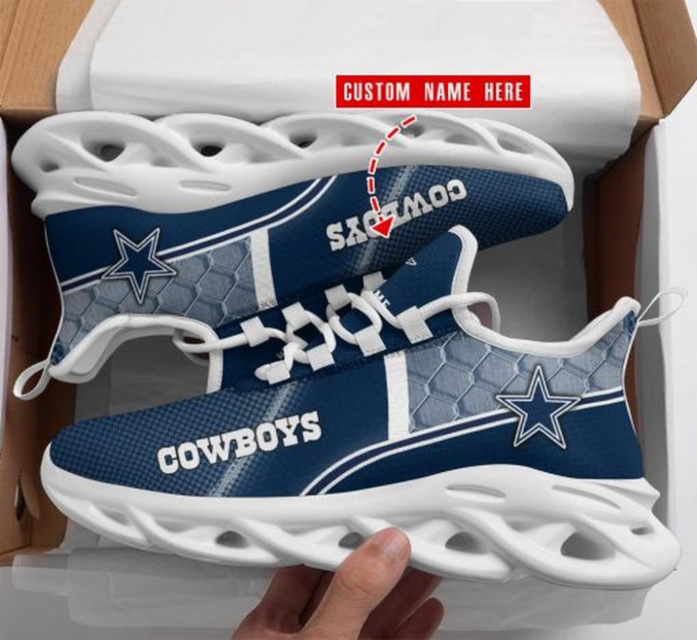 Ideafootwear Dallas Cowboys Max Soul Shoes Sneakers For Men And Women 173