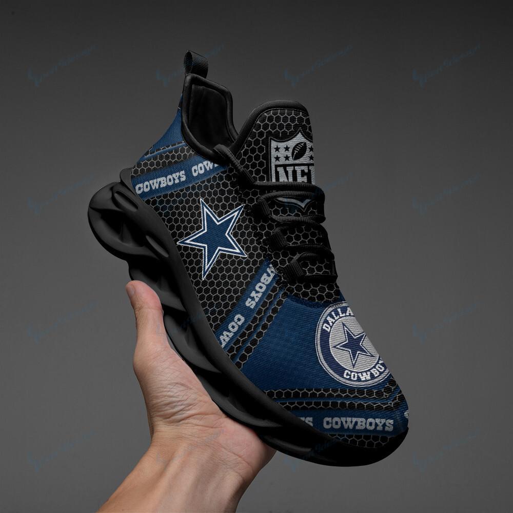 Ideafootwear Dallas Cowboys Max Soul Shoes Sneakers For Men And Women 106