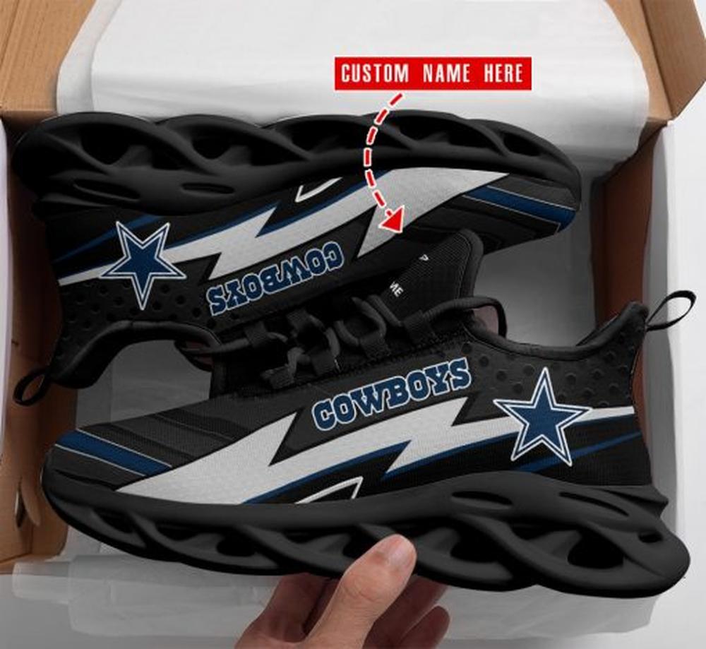 Ideafootwear Dallas Cowboys Max Soul Shoes Sneakers For Men And Women 164