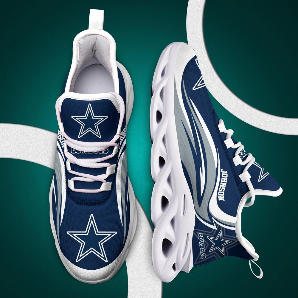 Ideafootwear Dallas Cowboys Max Soul Shoes Sneakers For Men And Women 233