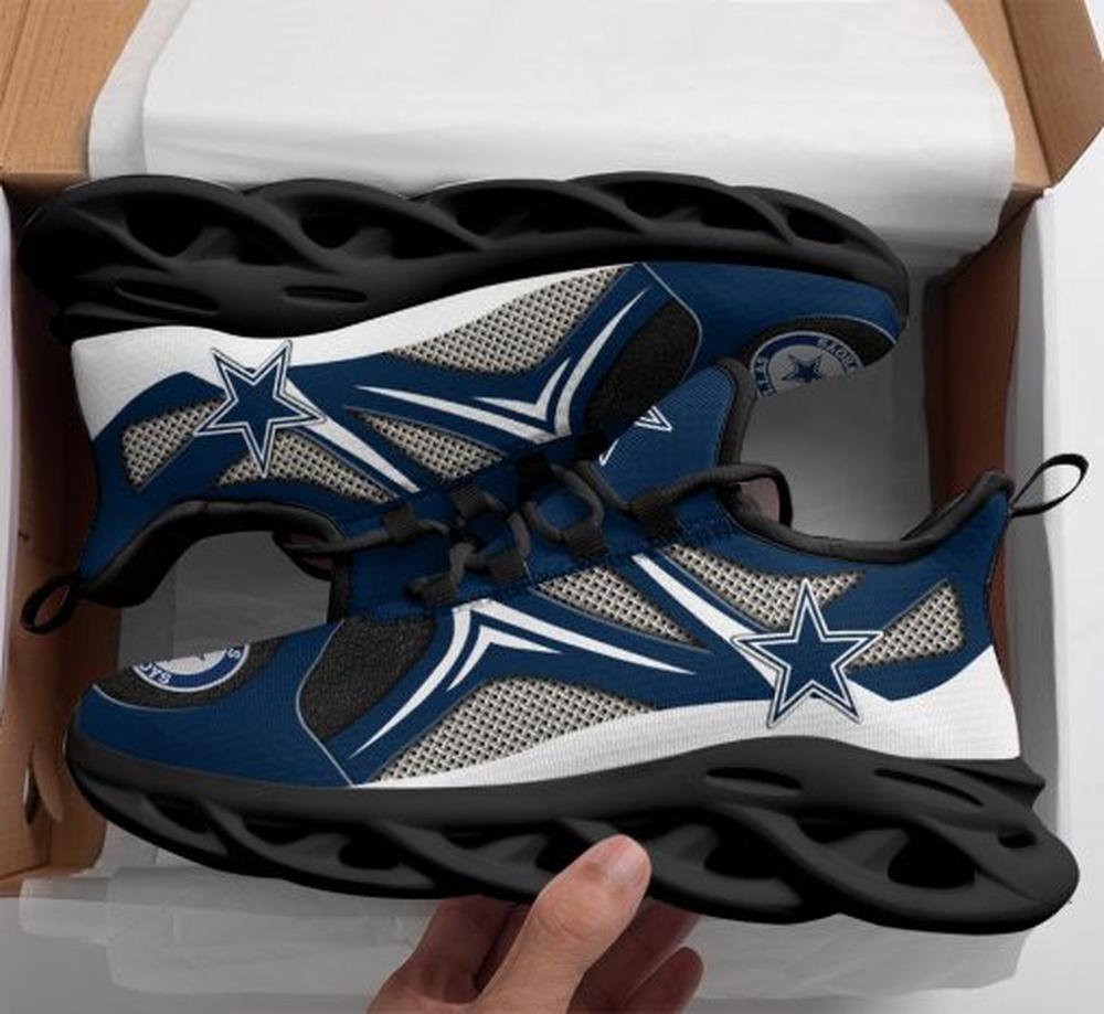 Ideafootwear Dallas Cowboys Max Soul Shoes Sneakers For Men And Women 119
