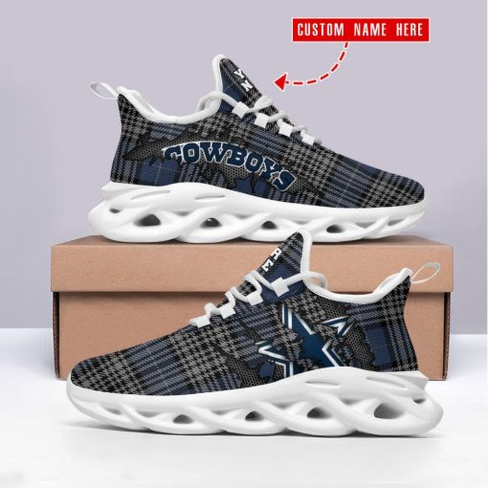 Ideafootwear Dallas Cowboys Max Soul Shoes Sneakers For Men And Women 209