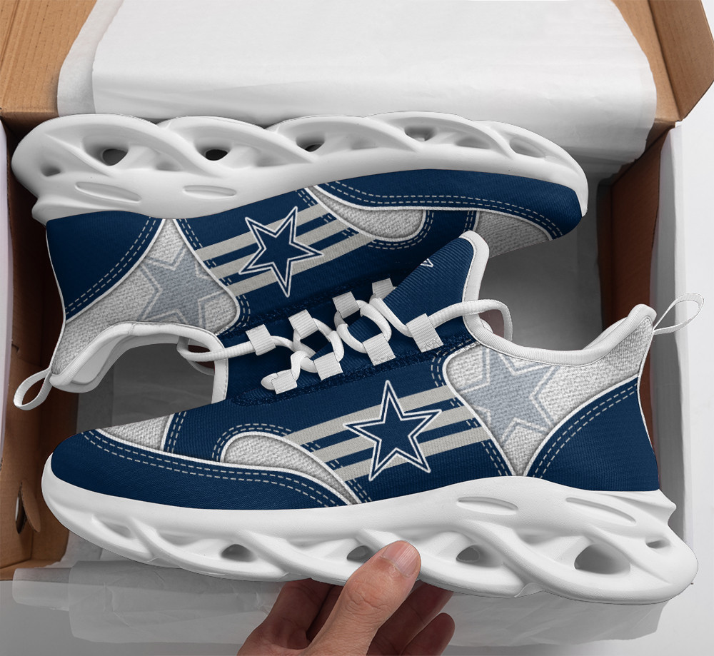 Ideafootwear Dallas Cowboys Max Soul Shoes Sneakers For Men And Women 129