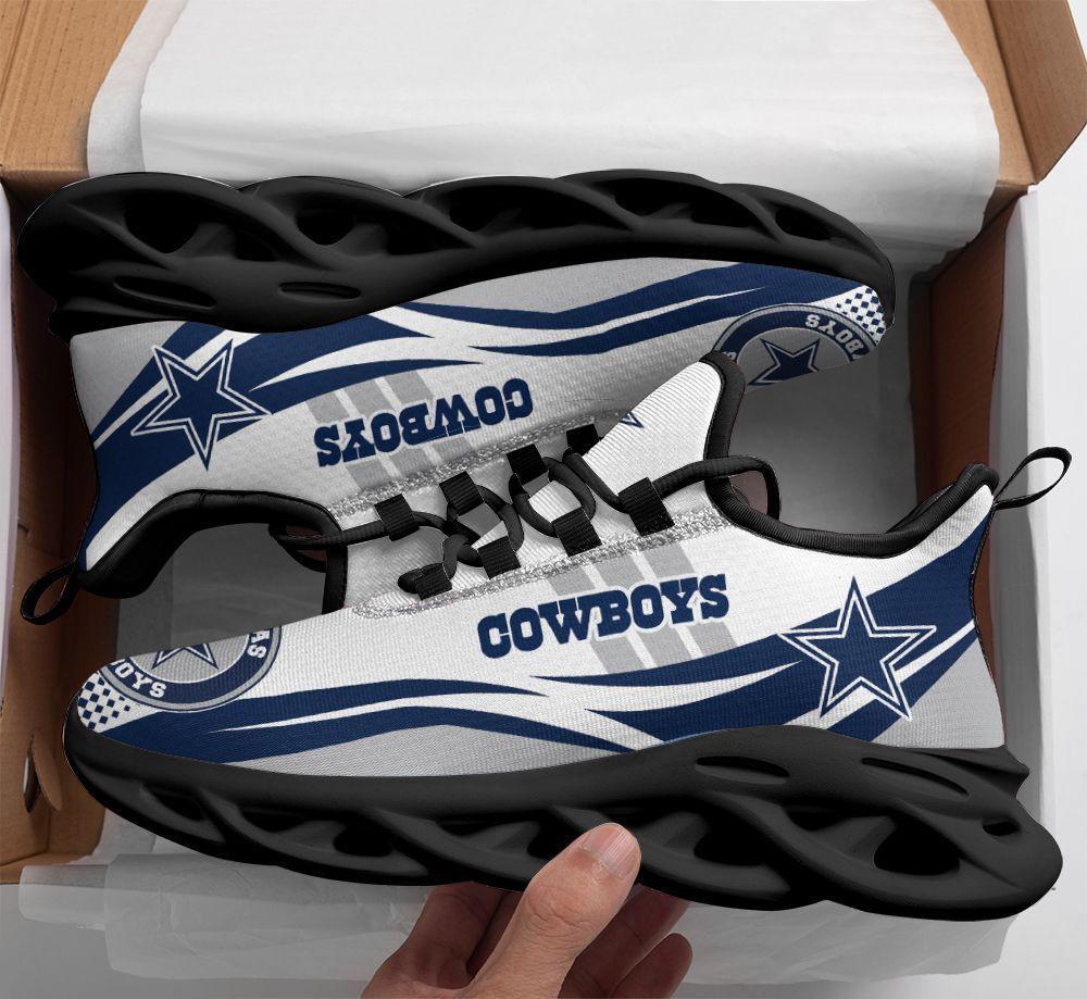 Ideafootwear Dallas Cowboys Max Soul Shoes Sneakers For Men And Women 8