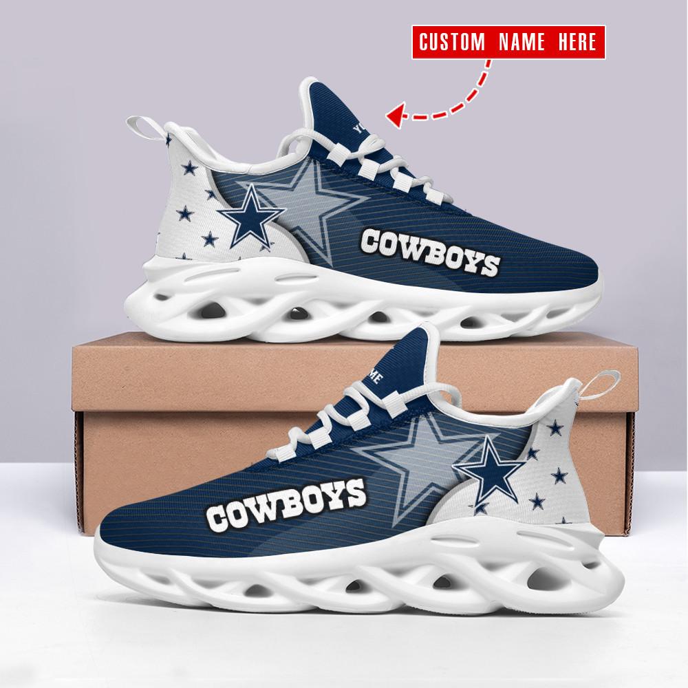 Ideafootwear Dallas Cowboys Max Soul Shoes Sneakers For Men And Women 181
