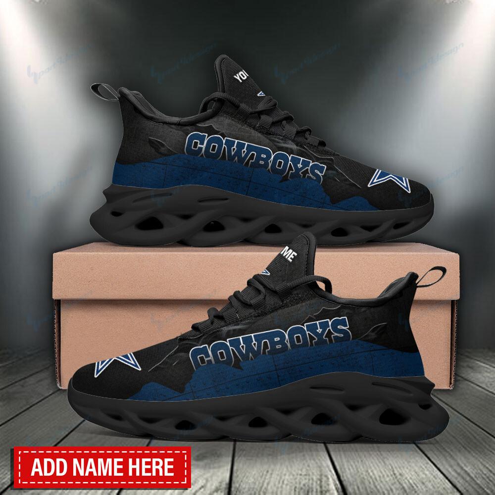 Ideafootwear Dallas Cowboys Max Soul Shoes Sneakers For Men And Women 185