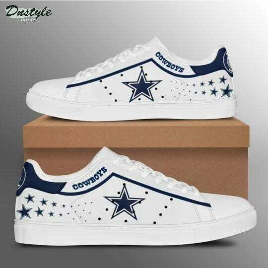 Ideafootwear Dallas Cowboys Skate Stan Shoes Sneakes For Men And Women 3