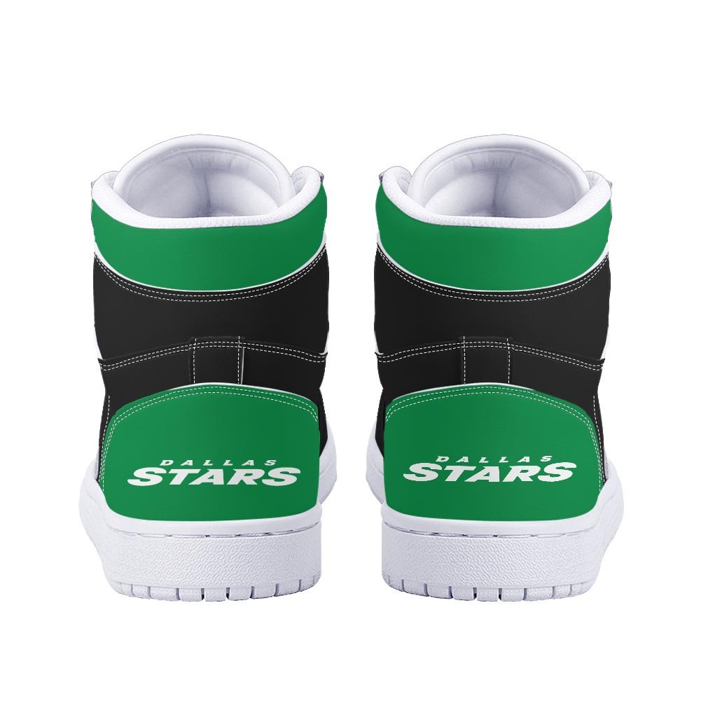 Ideafootwear Dallas Stars AJ1 High Sneakers Shoes For Men And Women 5