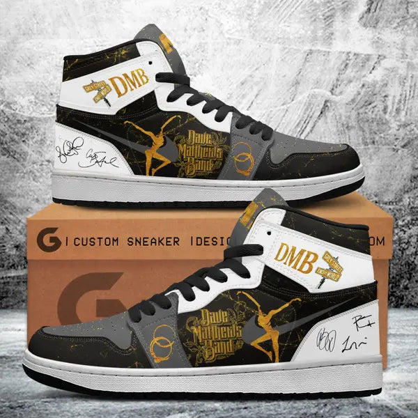 Ideafootwear Dave Matthews Band AJ1 High Sneakers Shoes For Men And Women 1