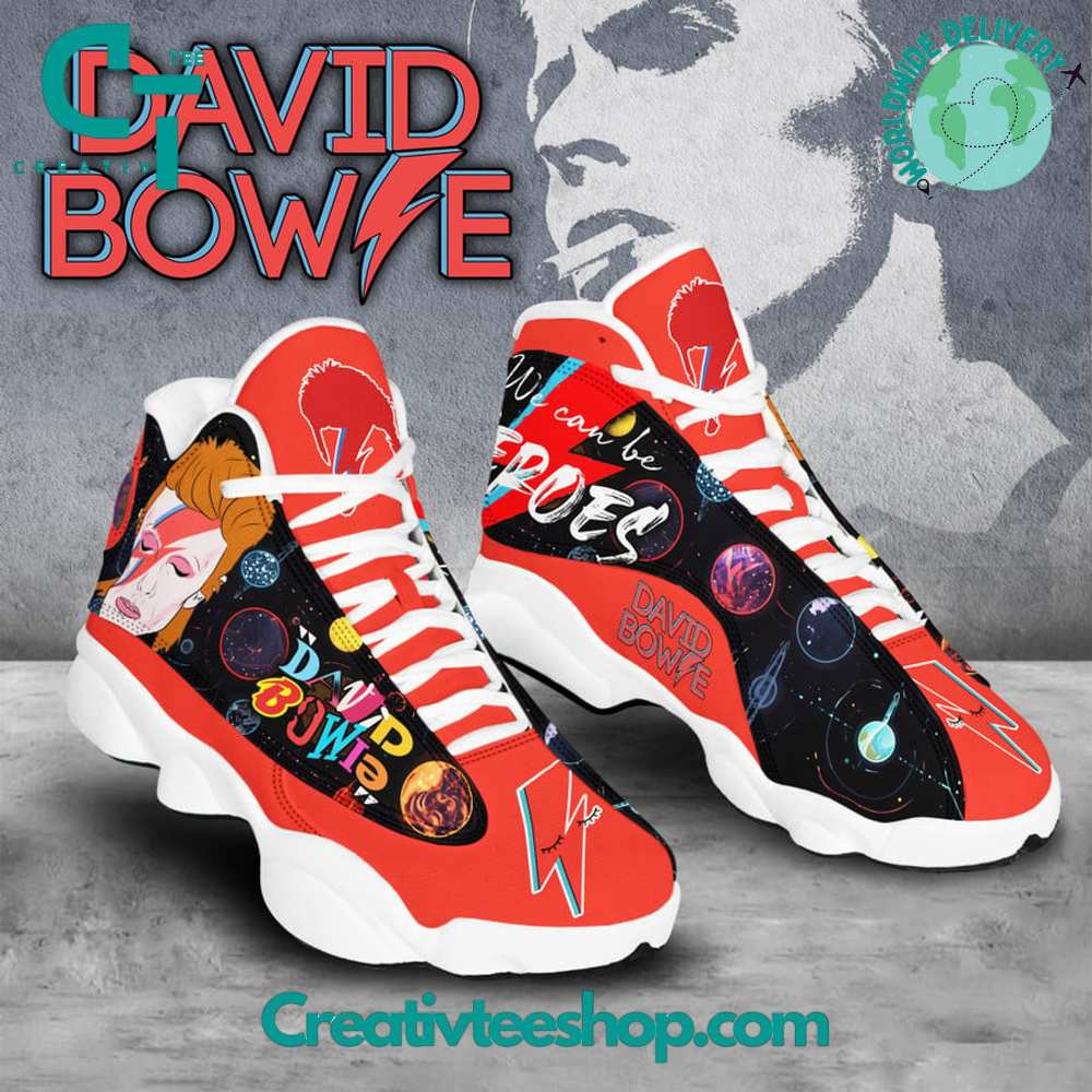 Ideafootwear David Bowie  AJ13 Sneakers Shoes For Men And Women 1