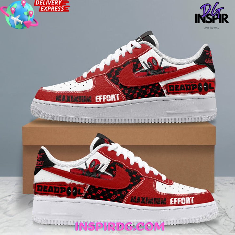 Ideafootwear Deadpool Air Low-Top Sneakers Shoes For Men And Women 5