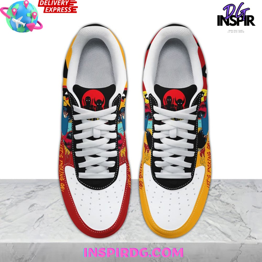Ideafootwear Deadpool Air Low-Top Sneakers Shoes For Men And Women 4