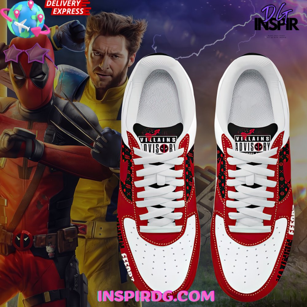 Ideafootwear Deadpool Air Low-Top Sneakers Shoes For Men And Women 6