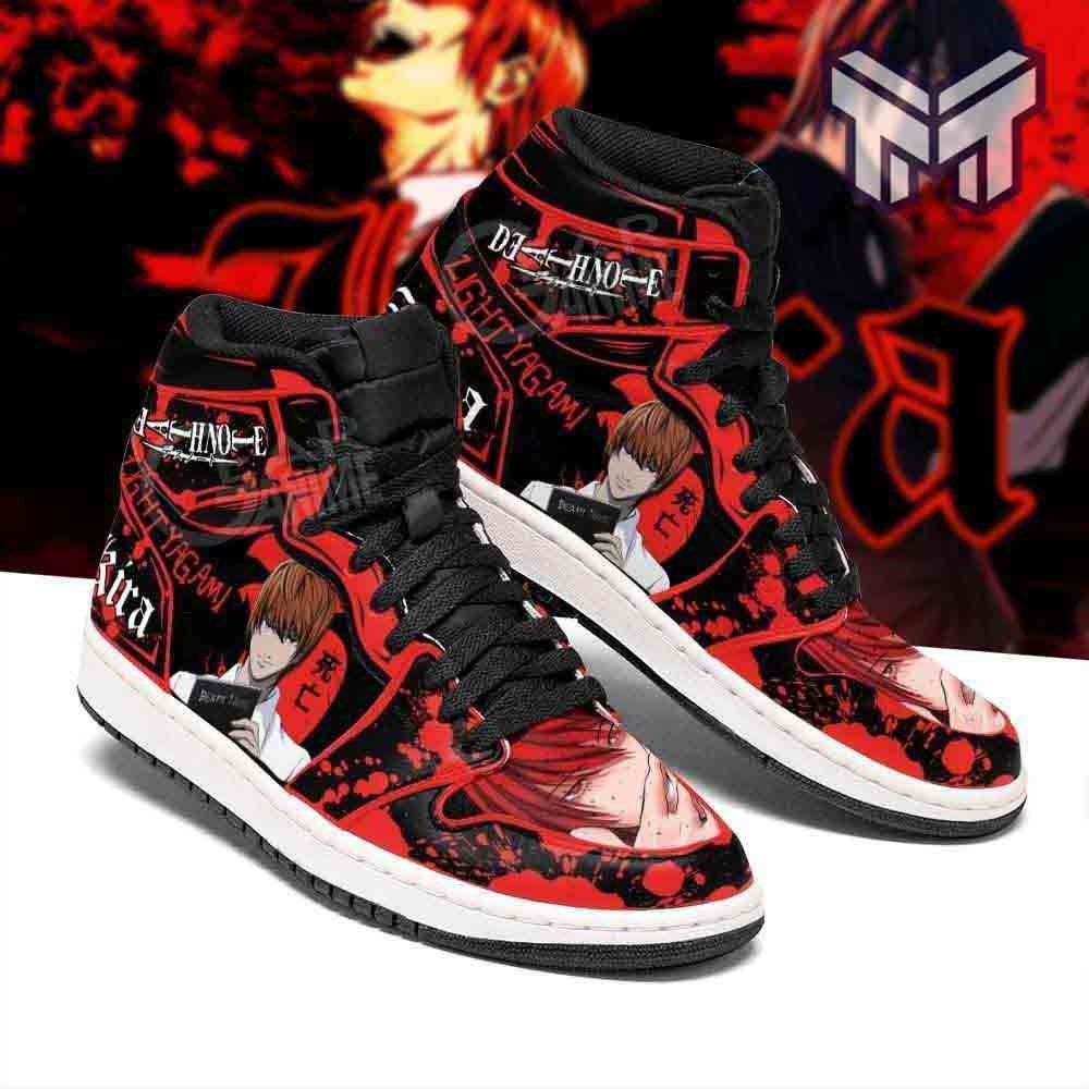 Ideafootwear Death Note AJ1 High Sneakers Shoes For Men And Women 1