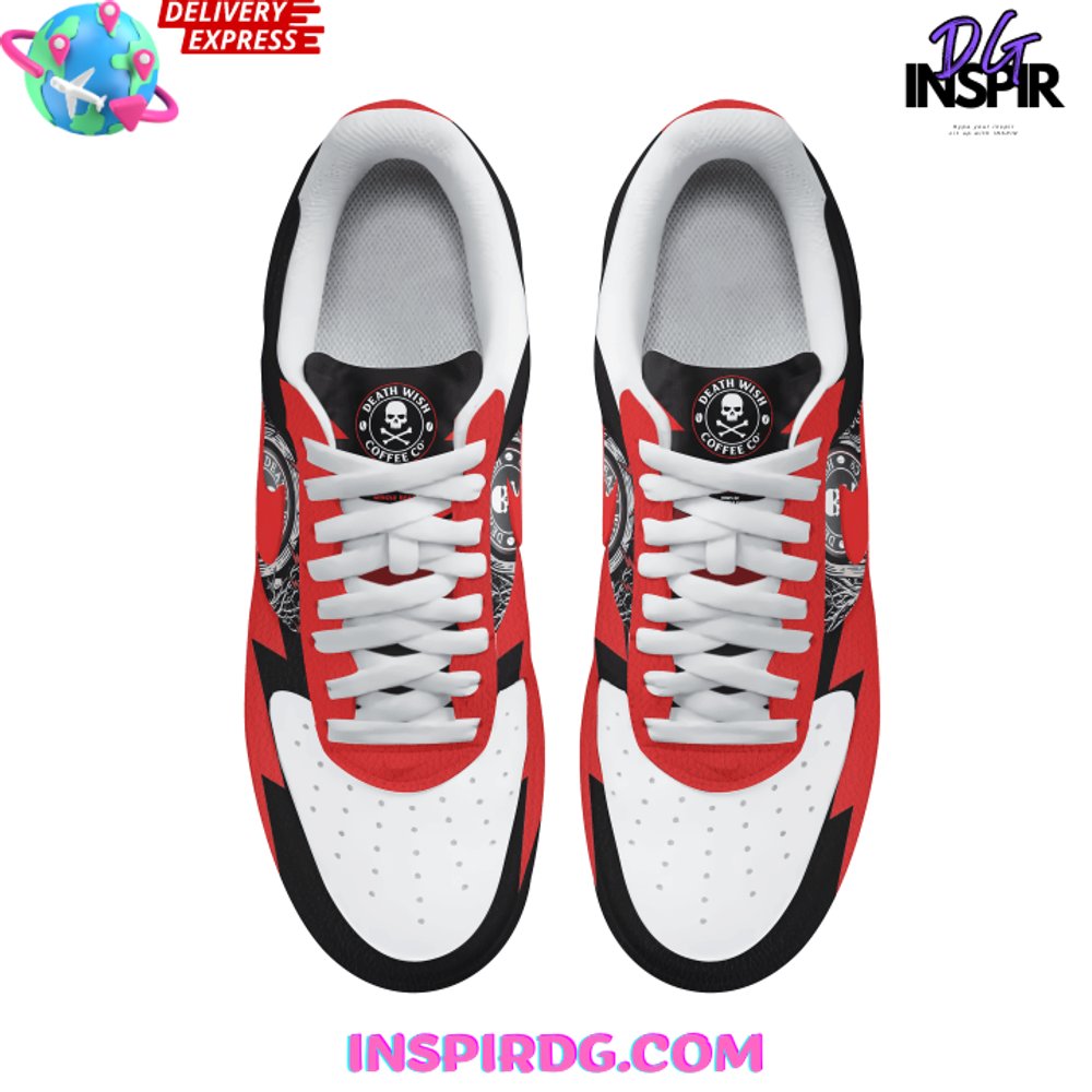 Ideafootwear Death Wish Coffee Air Low-Top Sneakers Shoes For Men And Women 1